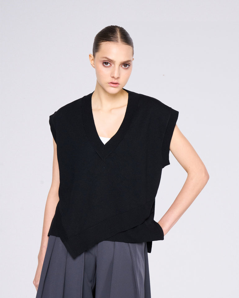 Silvian Heach Gilet in maglia oversize