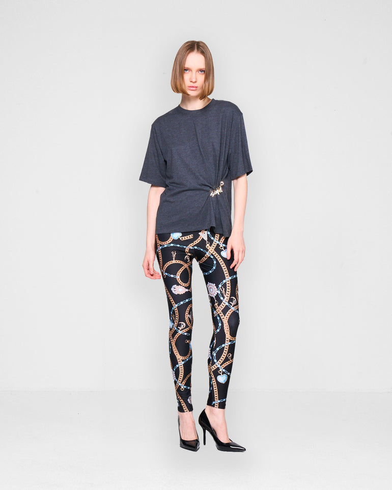 Silvian Heach Leggings a fantasia gioiello