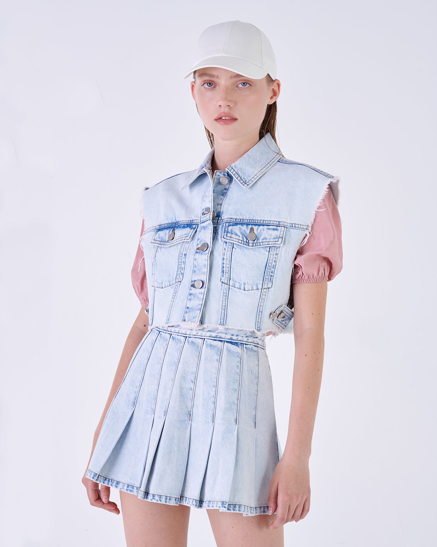 Silvian Heach Gilet in denim