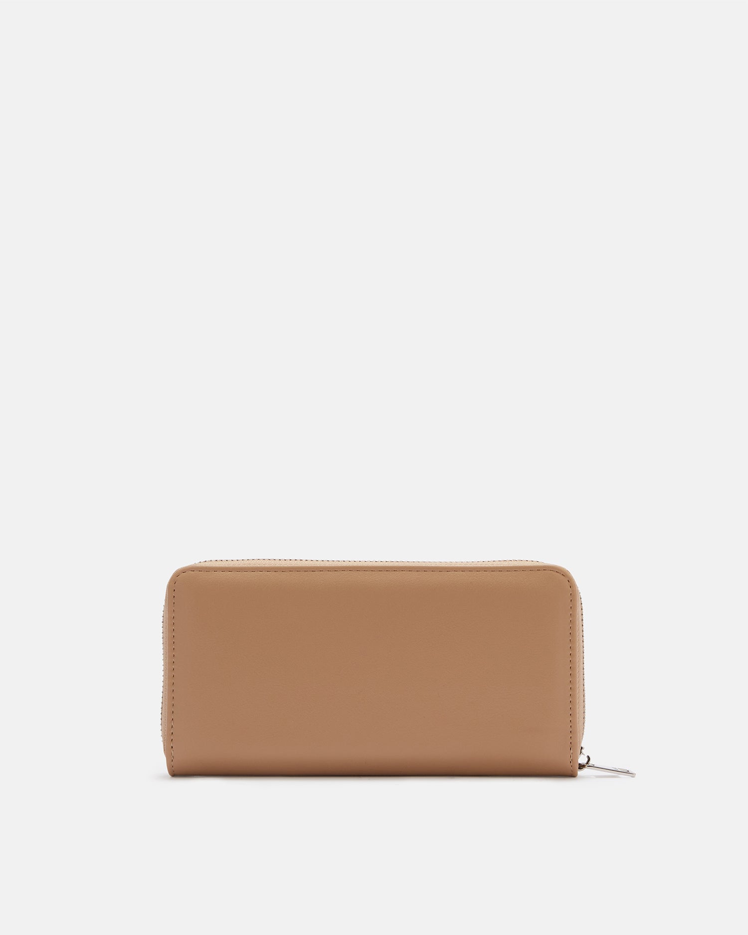 Leather wallet with zip