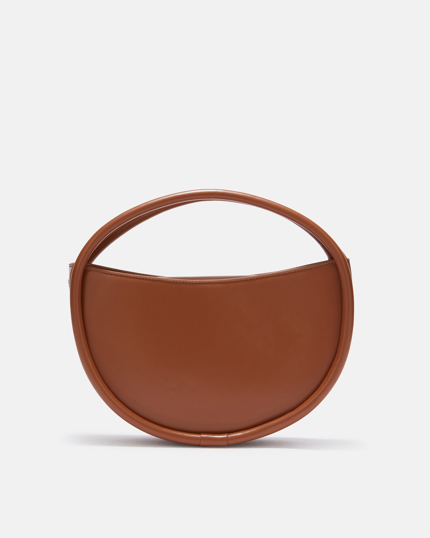 Semi -oval handbag