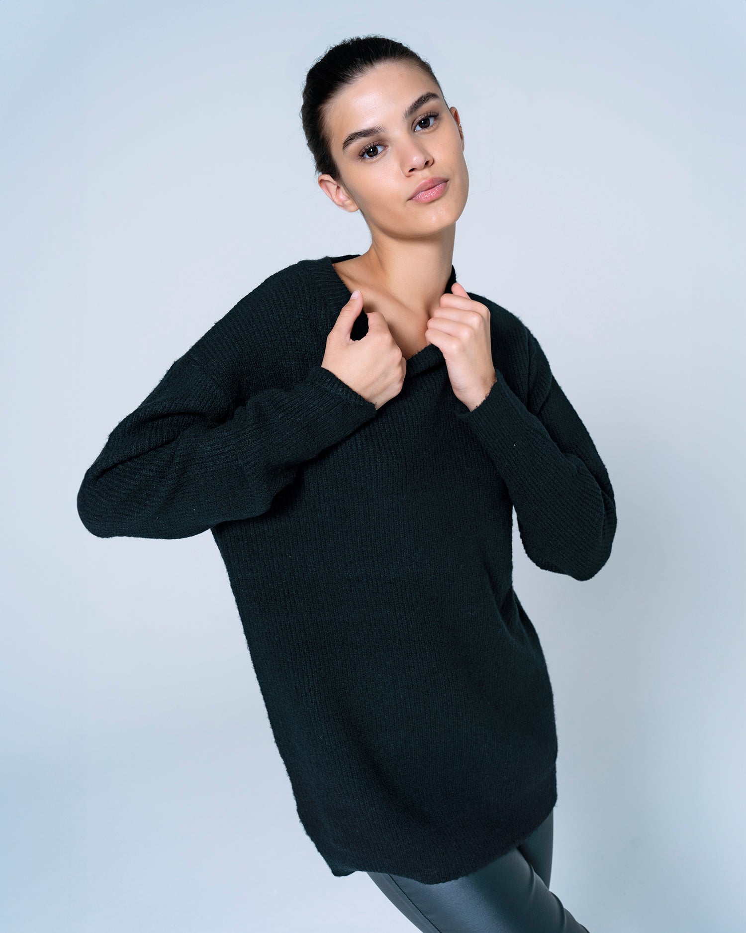 Cozy clearance black sweater